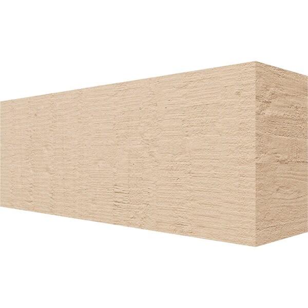 Ekena Millwork 4in. W x 6in. H x 16in. L Block Woodgrain TimberThane Rafter Tail, Primed Tan RFTUR04X06X16BLKRCPR - main